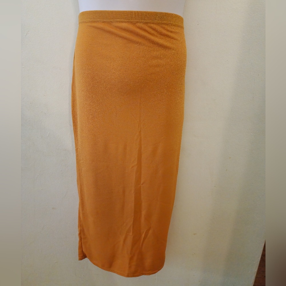 BooHoo BODYCON SKIRT ORANGE